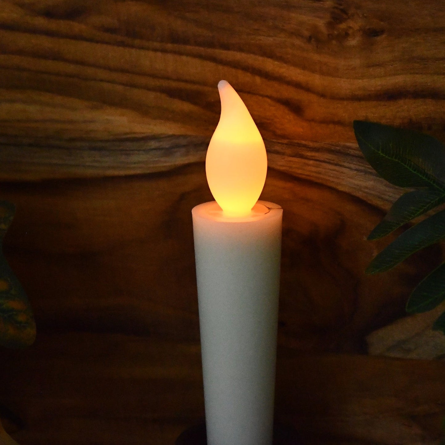 Premium Led Flameless Candle With Holder (1 Pc) Wukusy