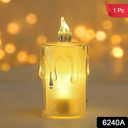 6240a Simple Candles For Home Decoration Crystal Candle Lights Wukusy