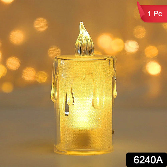 6240a Simple Candles For Home Decoration Crystal Candle Lights Wukusy