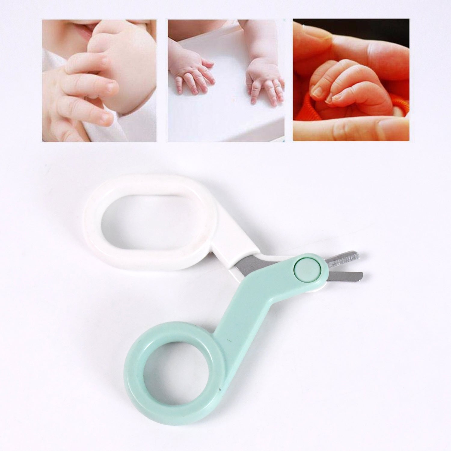 Baby Safety Nail Cutter Scissors For Safe Nail Clipping (1 Pc) Wukusy