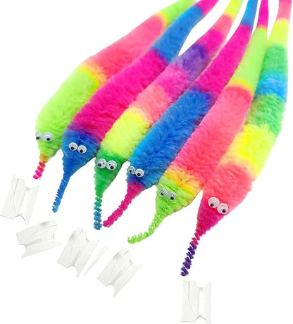 Fuzzy Worms On String Trick Toy Howzhat