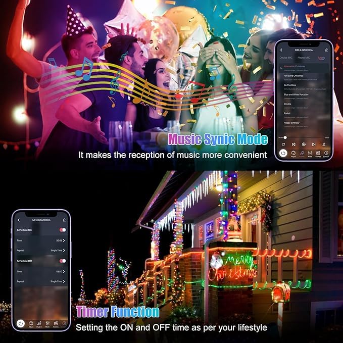 Smart RGB Multi Color LED Fairy Lights (10 Meter) Howzhat