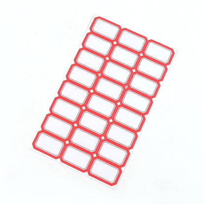 Multipurpose Writable Blank Label Sticker Sheets (1 Sheet) Wukusy