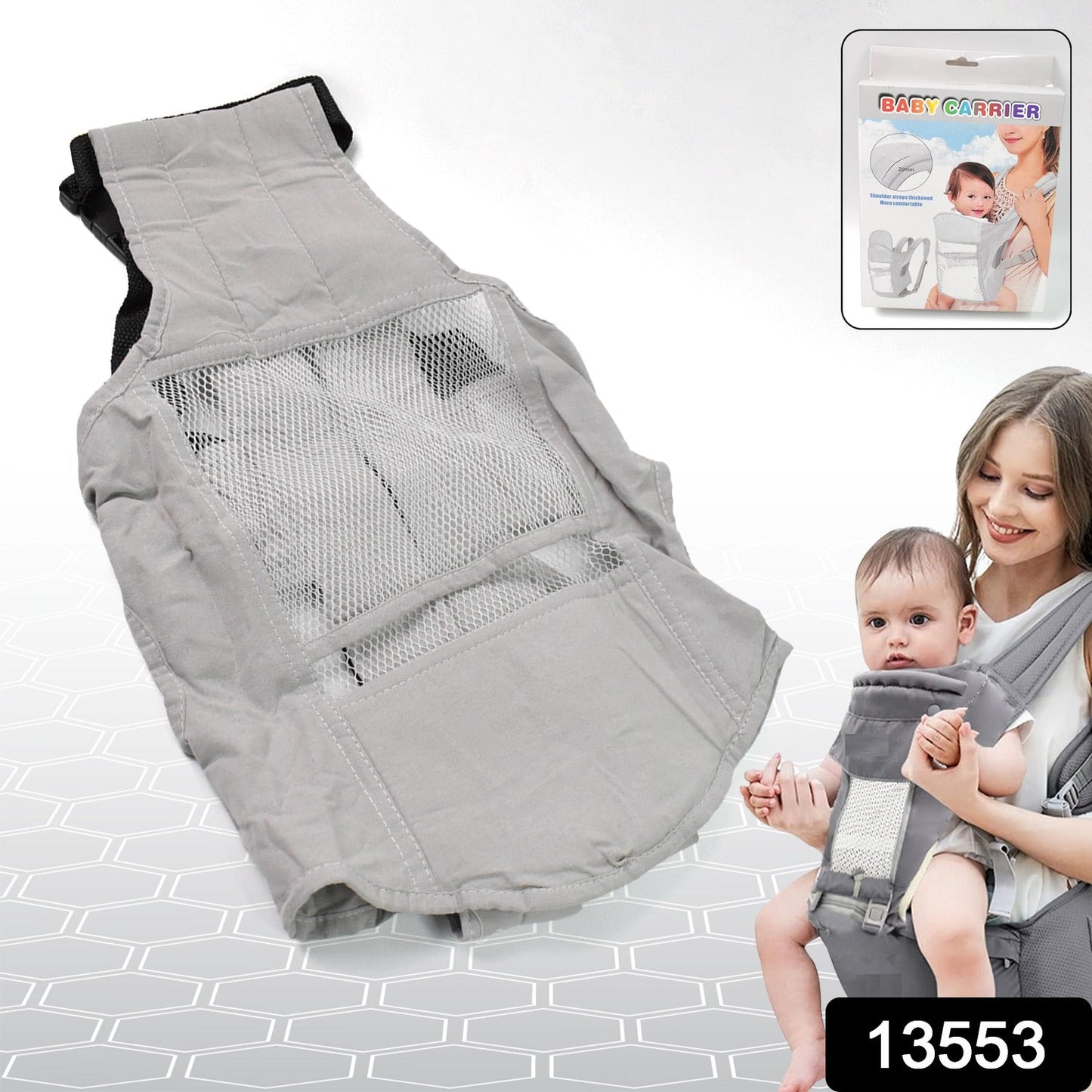 Ergonomic Baby Carrier Bag  Baby Holder Carrier (1 Pc) Wukusy