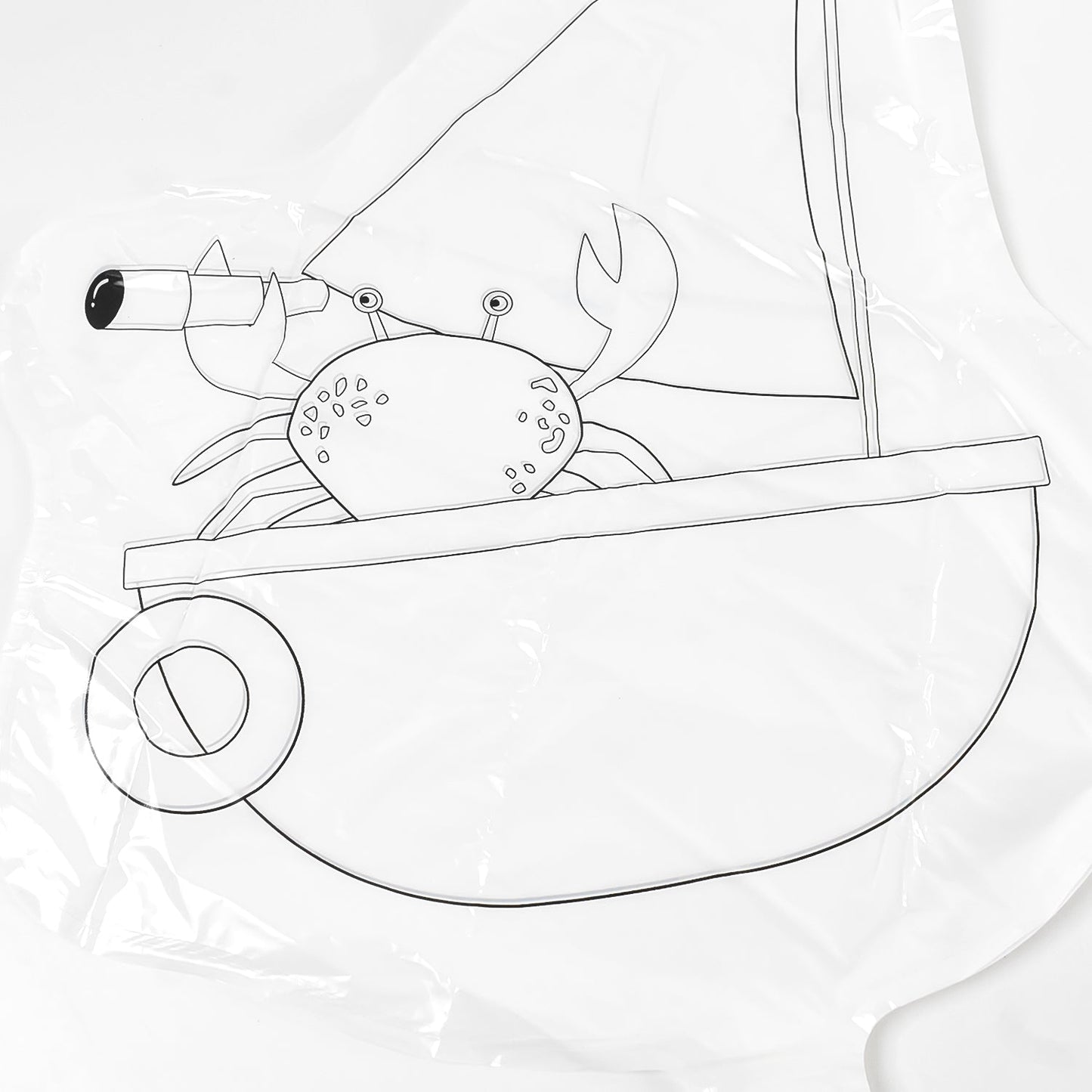 Multicolour Colour-your-own Inflatable Animals With 6pcs Colored Pen Markers (1 Set) Wukusy