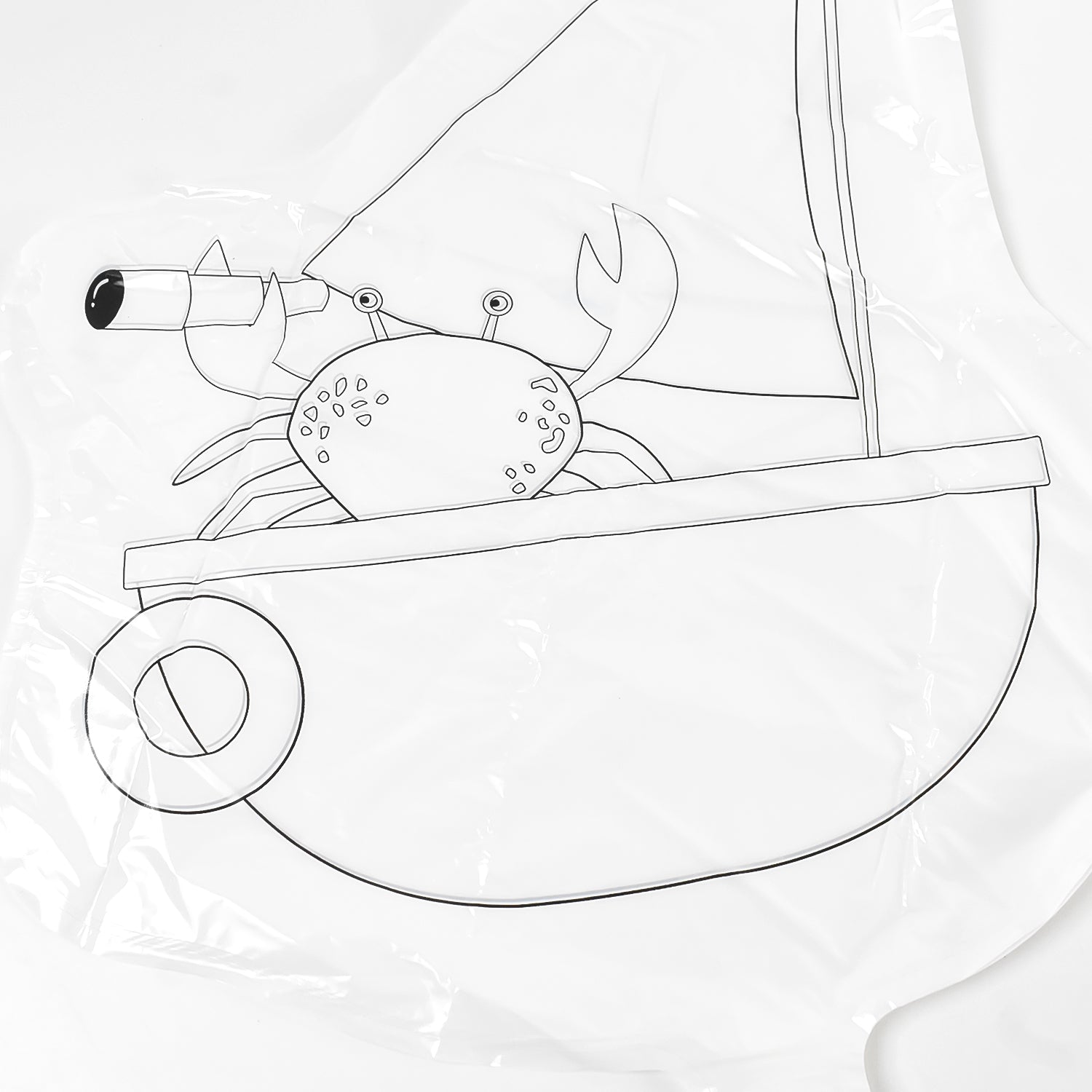 Multicolour Colour-your-own Inflatable Animals With 6pcs Colored Pen Markers (1 Set) Wukusy