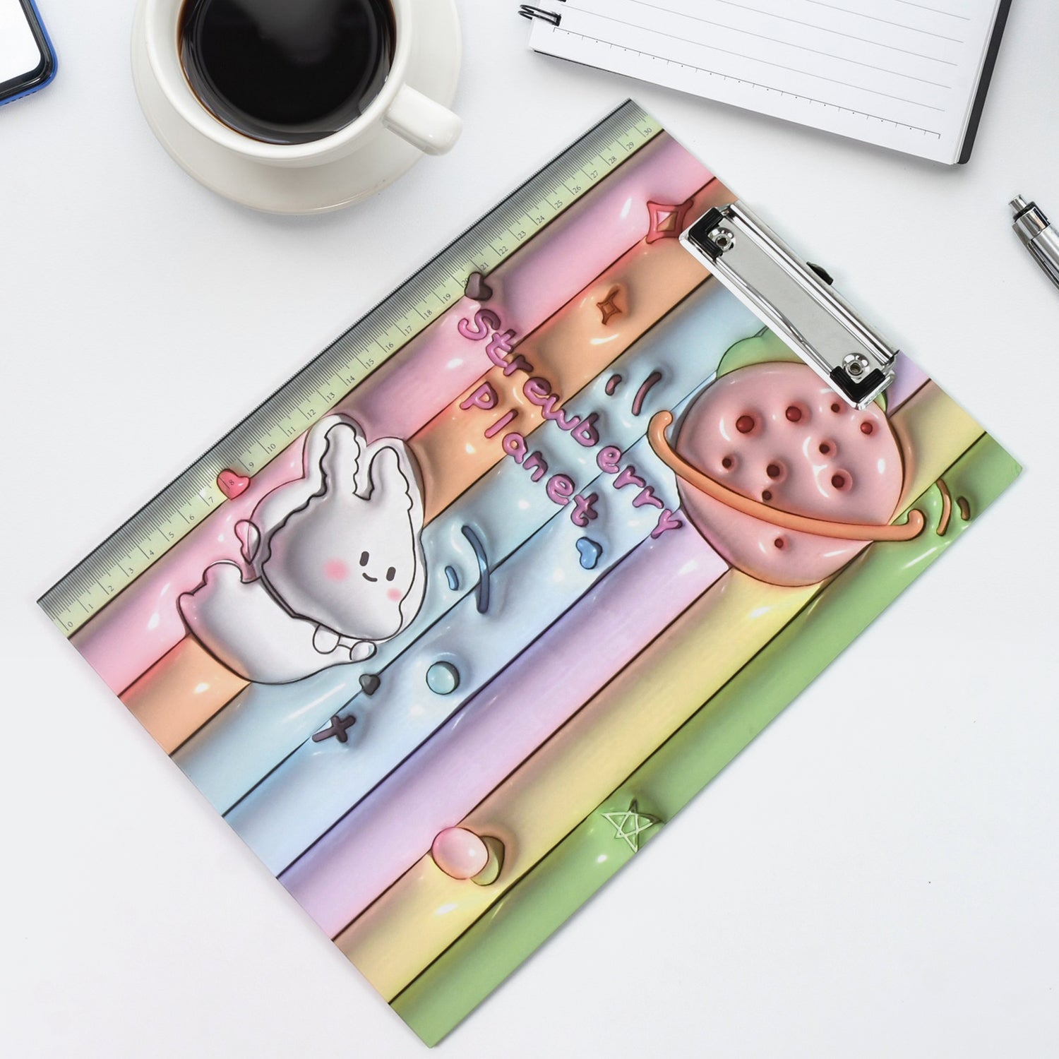 Wooden Paper Clipboard Writing Pad With Clip (1 Pc  3122 Cm) Wukusy