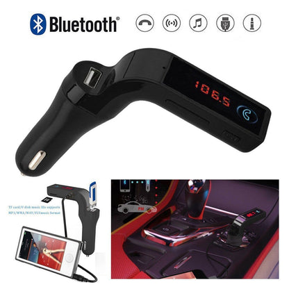 Car G7 With Turbo Charging Lcd Bluetooth Charger Fm Kit Mp3 Wukusy