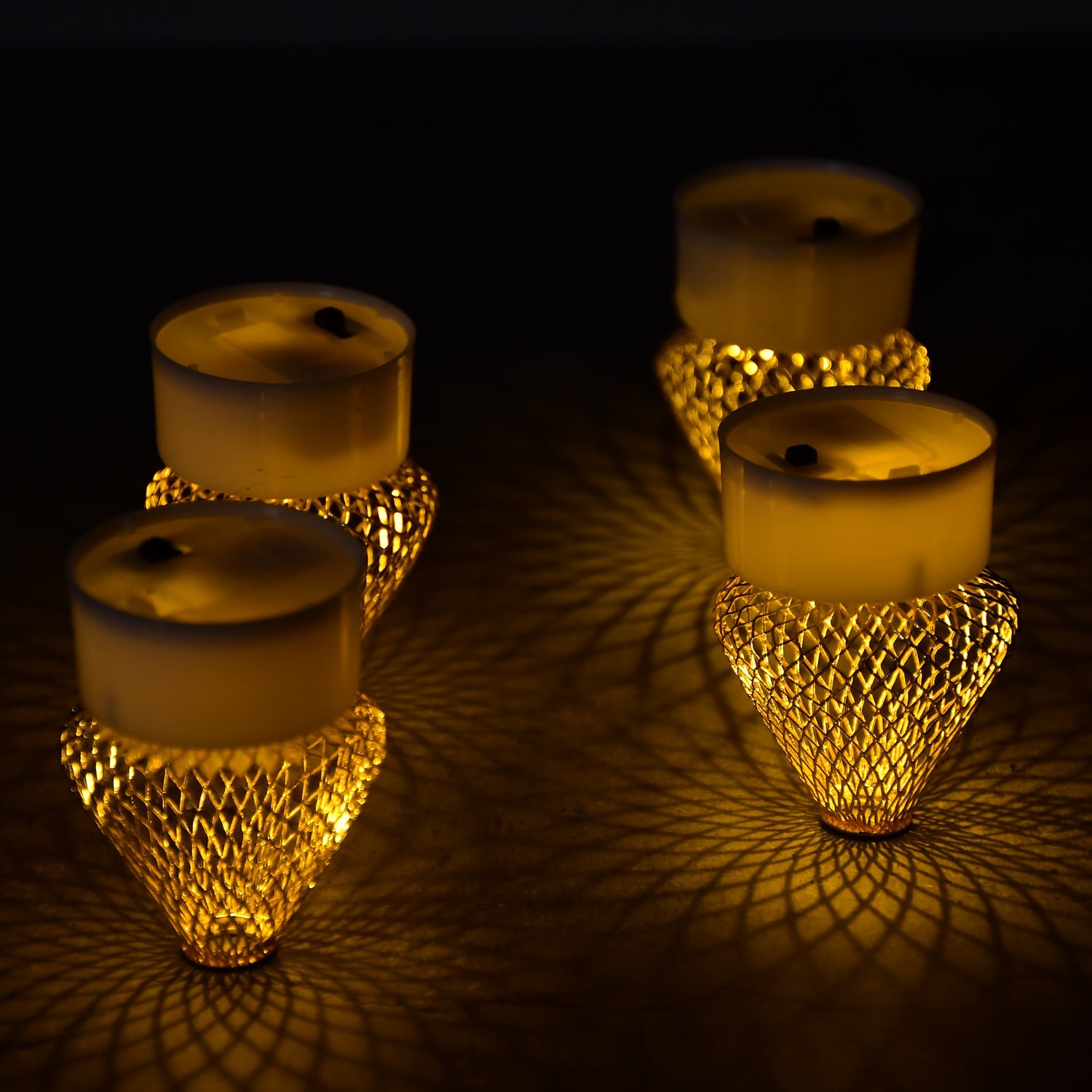 6551 12pcs Flameless And Smokeless Decorative Candles Acrylic Led Tea Light Candle For Gifting House Light For Balcony Room Birthday Christmas Festival Events Decor Candles (12 Pieces) Wukusy