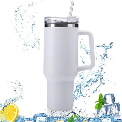 White Extra Large Insulated Travel Mug (1200ml - 1 Pc) Wukusy