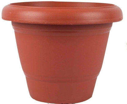 0822 Garden Heavy Plastic Planter Potgamla  (Brown Pack Of 1) Wukusy