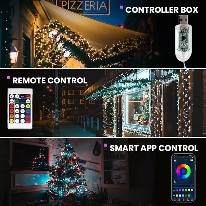 Smart RGB Multi Color LED Fairy Lights (10 Meter) Howzhat