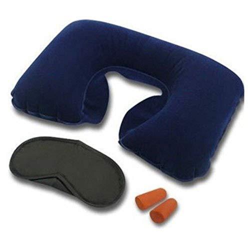 505 -3-in-1 Air Travel Kit With Pillow Ear Buds  Eye Mask Wukusy