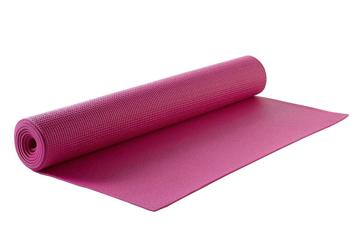 524_yoga Mat Eco-friendly For Fitness Exercise Workout Gym With Non-slip Pad (180x60xcm) Color May Very Wukusy