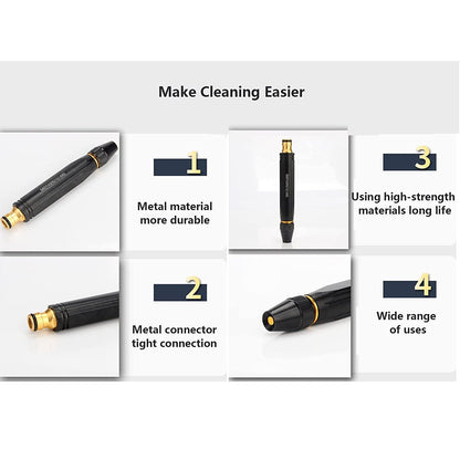 High Pressure Water Gun Nozzle Car Wash Water Gun Nozzle Alloy Garden Nozzle Spray Gun Wukusy