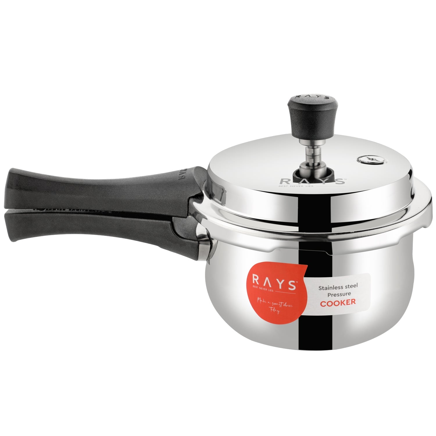 Stainless Steel Rays Fusion Pressure Cookers With Outer Lid (2.5 Litres) Wukusy