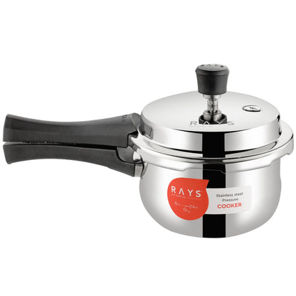 Stainless Steel Rays Fusion Pressure Cookers With Outer Lid (2.5 Litres) Wukusy