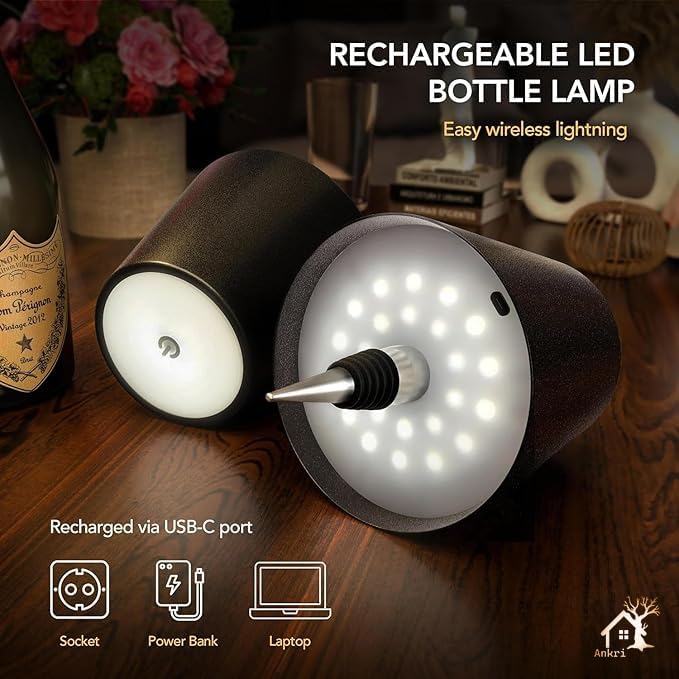 Wireless Bottle Lamp Howzhat