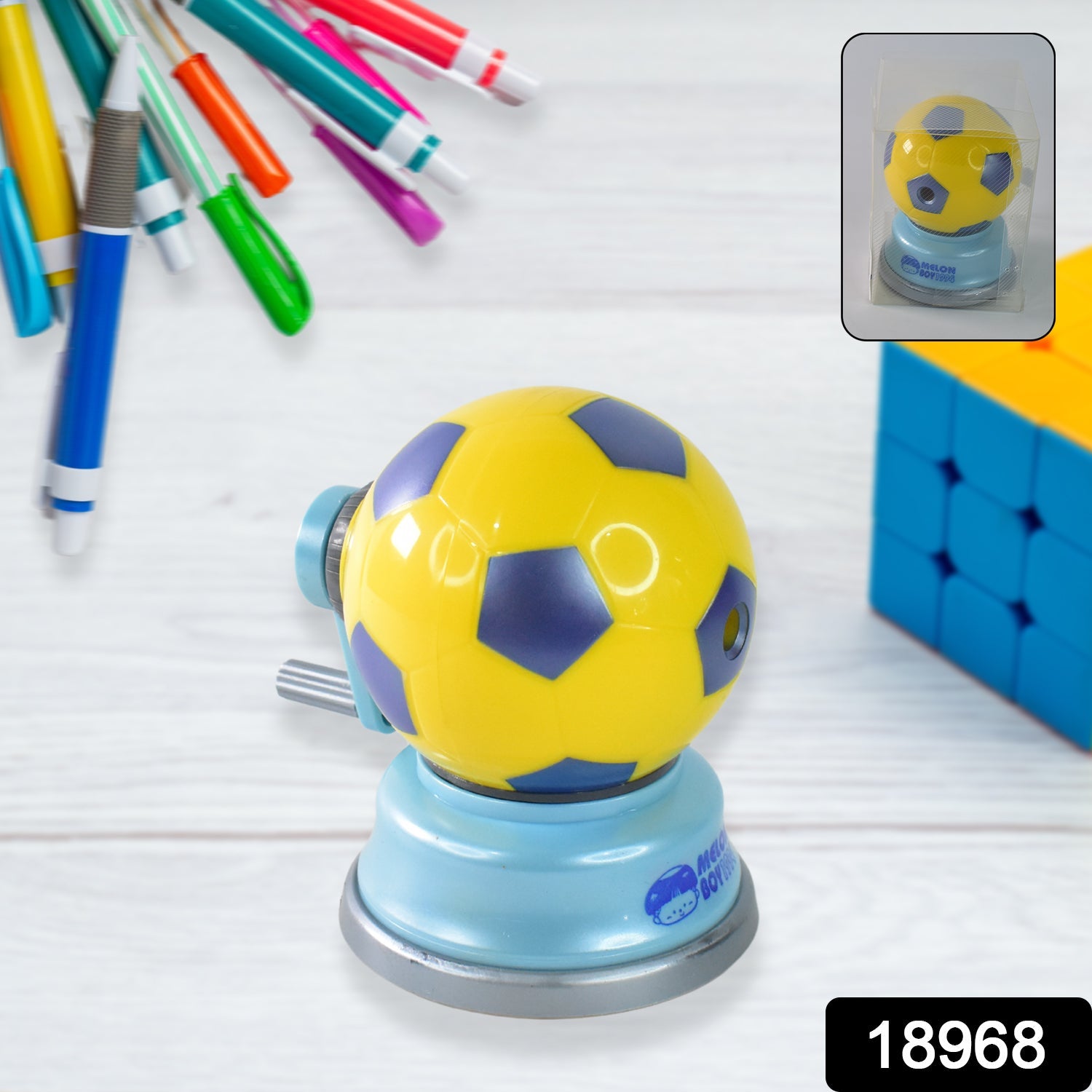 Football Design Pencil Sharpener (1 Pc) Wukusy