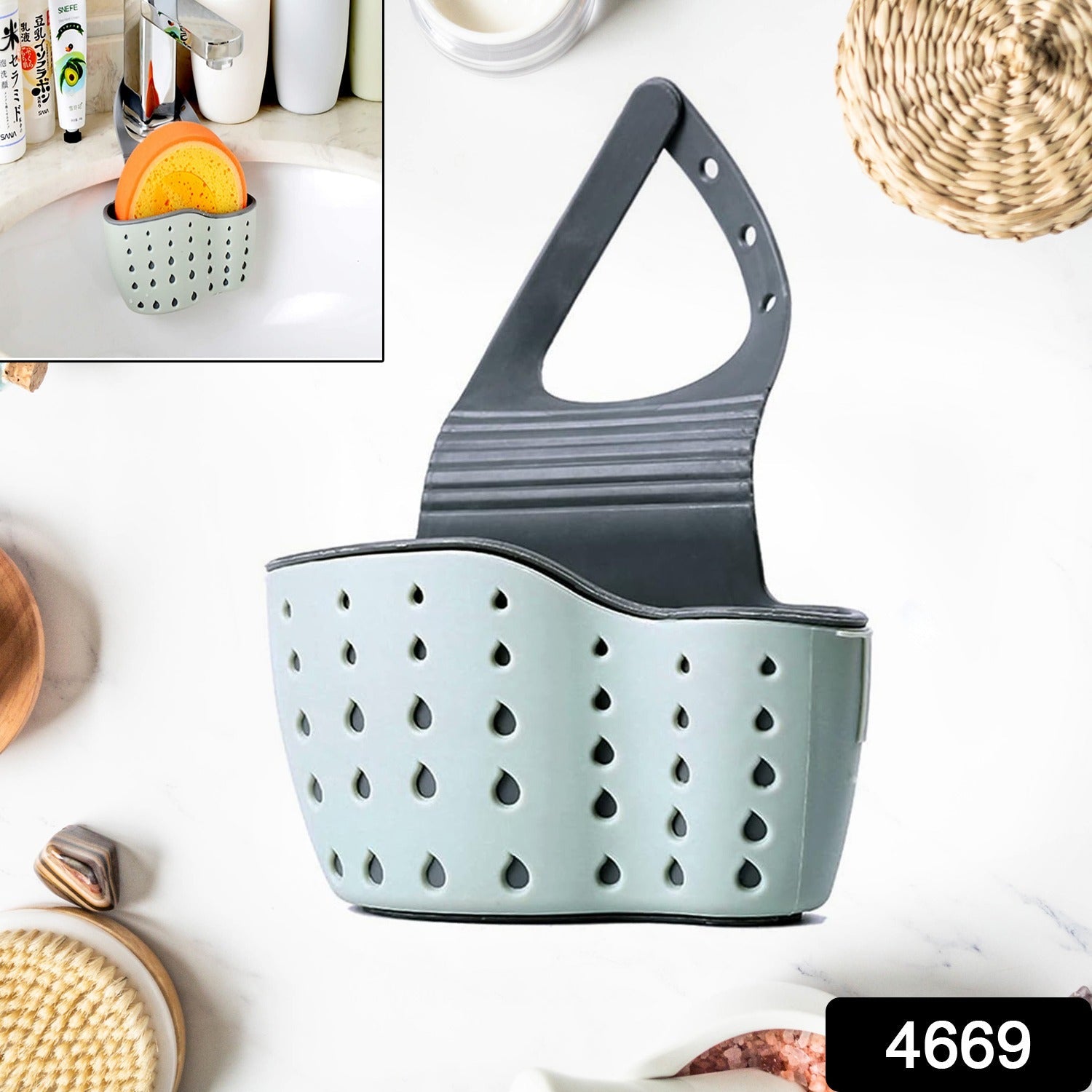 Multifunctional Kitchen Sink Organiser Kitchen Sink Caddy (1 Pc) Wukusy