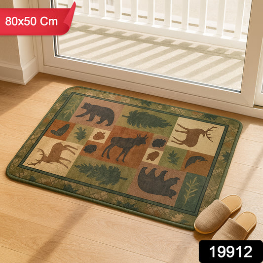 Premium Soft Anti-slip Floor Mat - (1 Pc  80x50 Cm)