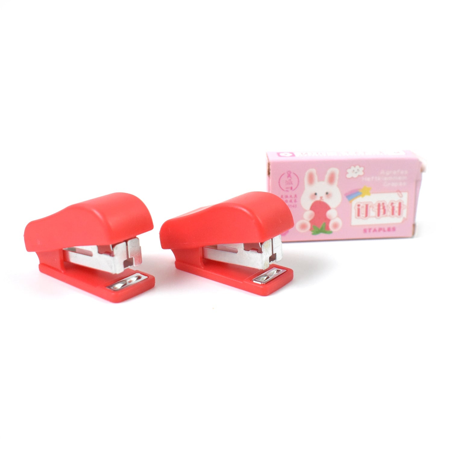 Mini Stapler With Staples  Pin Set (2 Pc) Wukusy