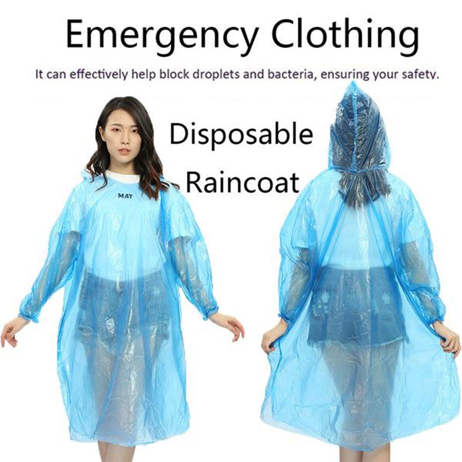 0212 Disposable Easy To Carry Raincoat Wukusy