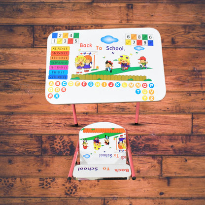 Multifunction Portable Foldable Study Table  Chair (2 Pc Set) Wukusy