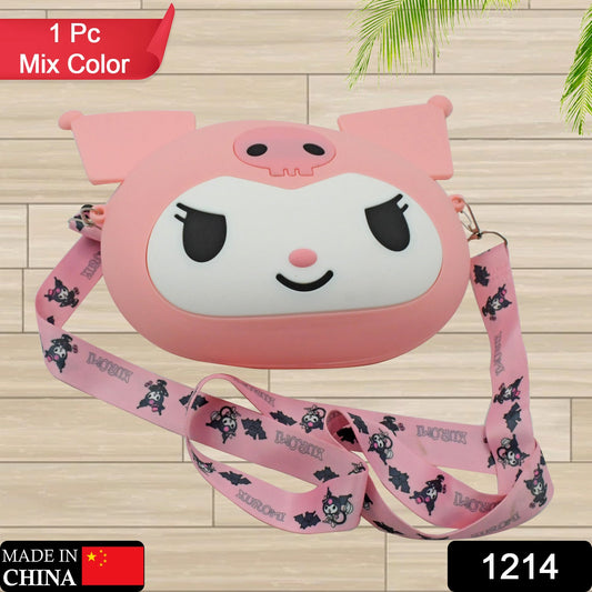 Cute Cartoon Girls Backpack Shoulder Bag Purse Portable Mini Silicone Handbag Girls Childrens Bagpurse For For Girls Women Gift Girls Bag Accessories (1 Pc Mix Color ) Wukusy