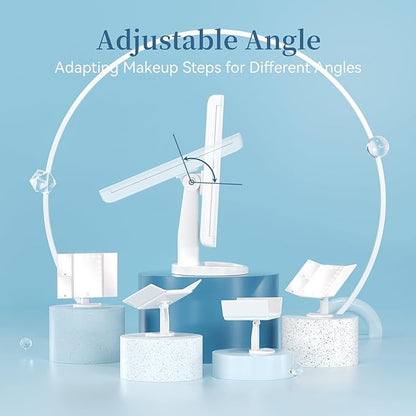 HAMSWAN Lighted Vanity Makeup Mirror Howzhat