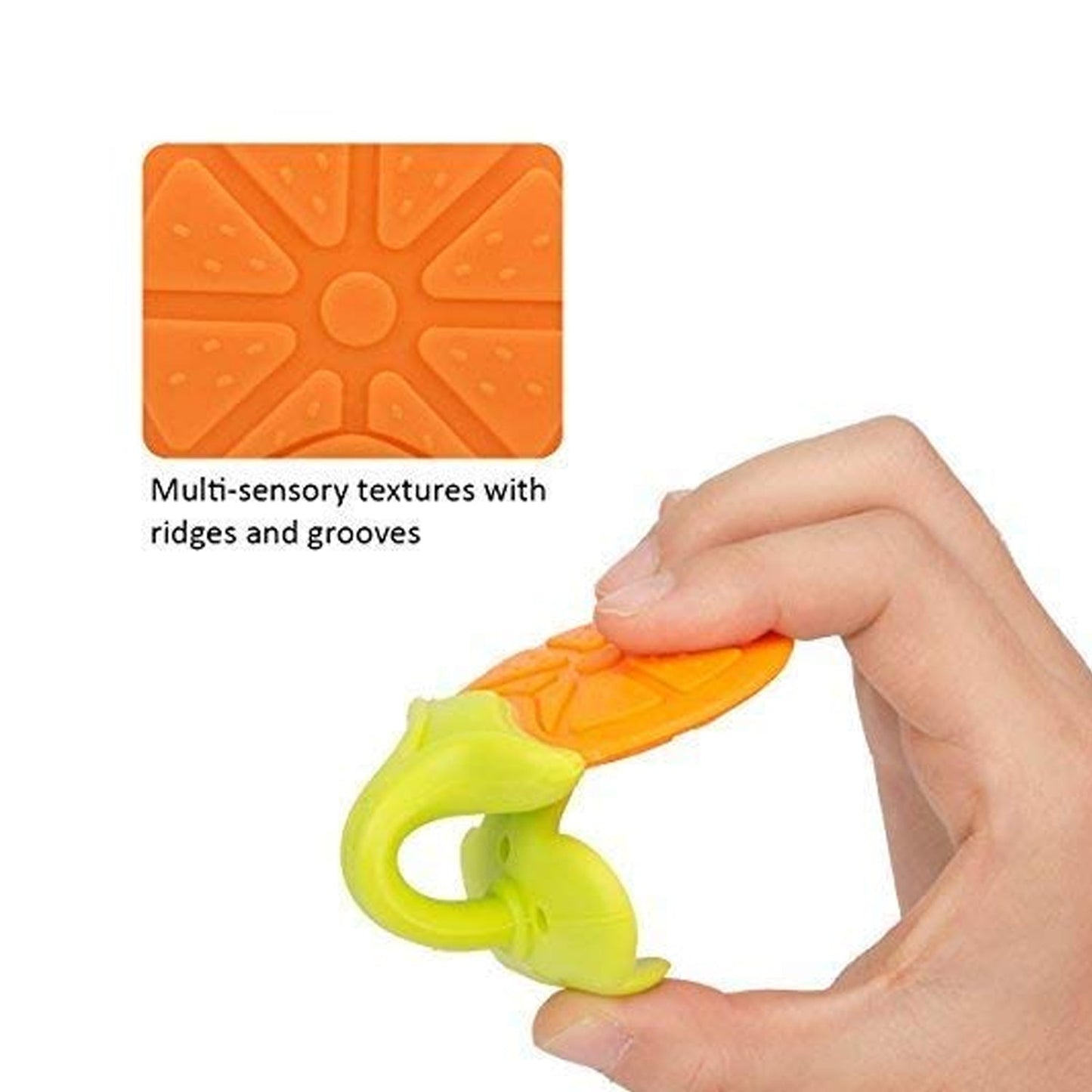Silicone Fruit Shape Teether Toy Food Grade Silicon Teether Use For Baby  Toddlers  Infants  Children Wukusy