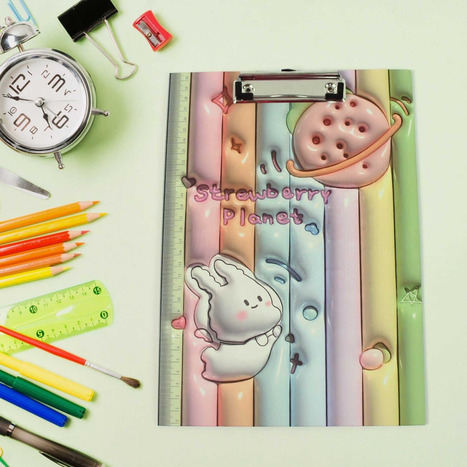 Wooden Paper Clipboard Writing Pad With Clip (1 Pc  3122 Cm) Wukusy