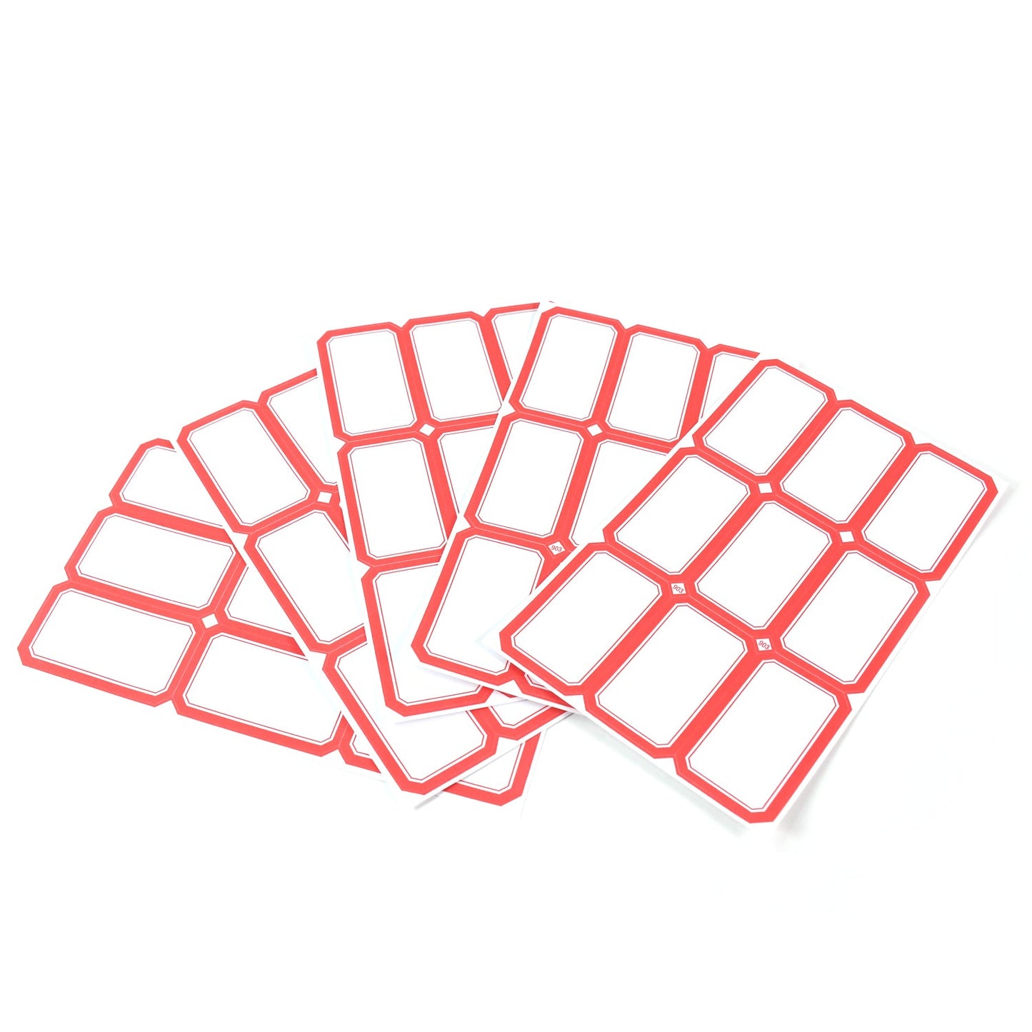 Multipurpose Writable Blank Label Sticker Sheets (1 Sheet) Wukusy