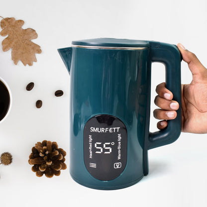 Temperature Display Electric Kettle 55 Degrees Constant Temperature Electric Kettle  (1500w 2.5 Ltr.  1 Pc) Wukusy