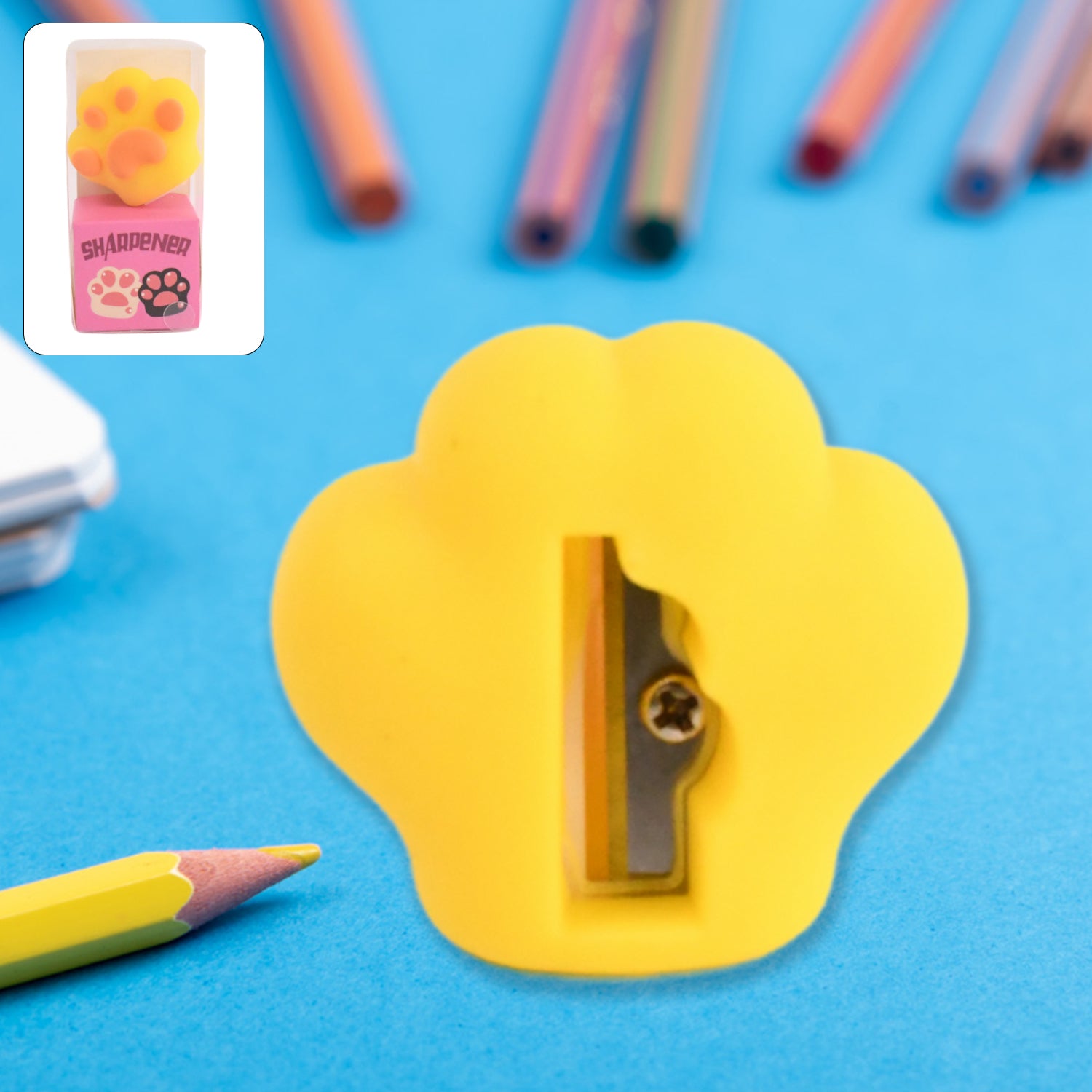 2 In 1 Pencil Sharpener  Eraser For Kids Fancy Sharpeners Wukusy