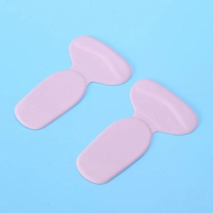 2 In 1 T Shaped Silicone Self Adhesive Shoe Heel Pads Insoles (1 Pair) Wukusy