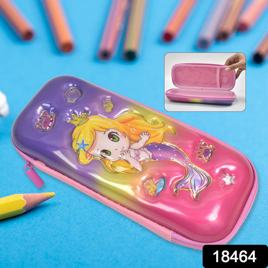 3d Cartoon Zipper Compass Box Pencil Box (1 Pc) Wukusy