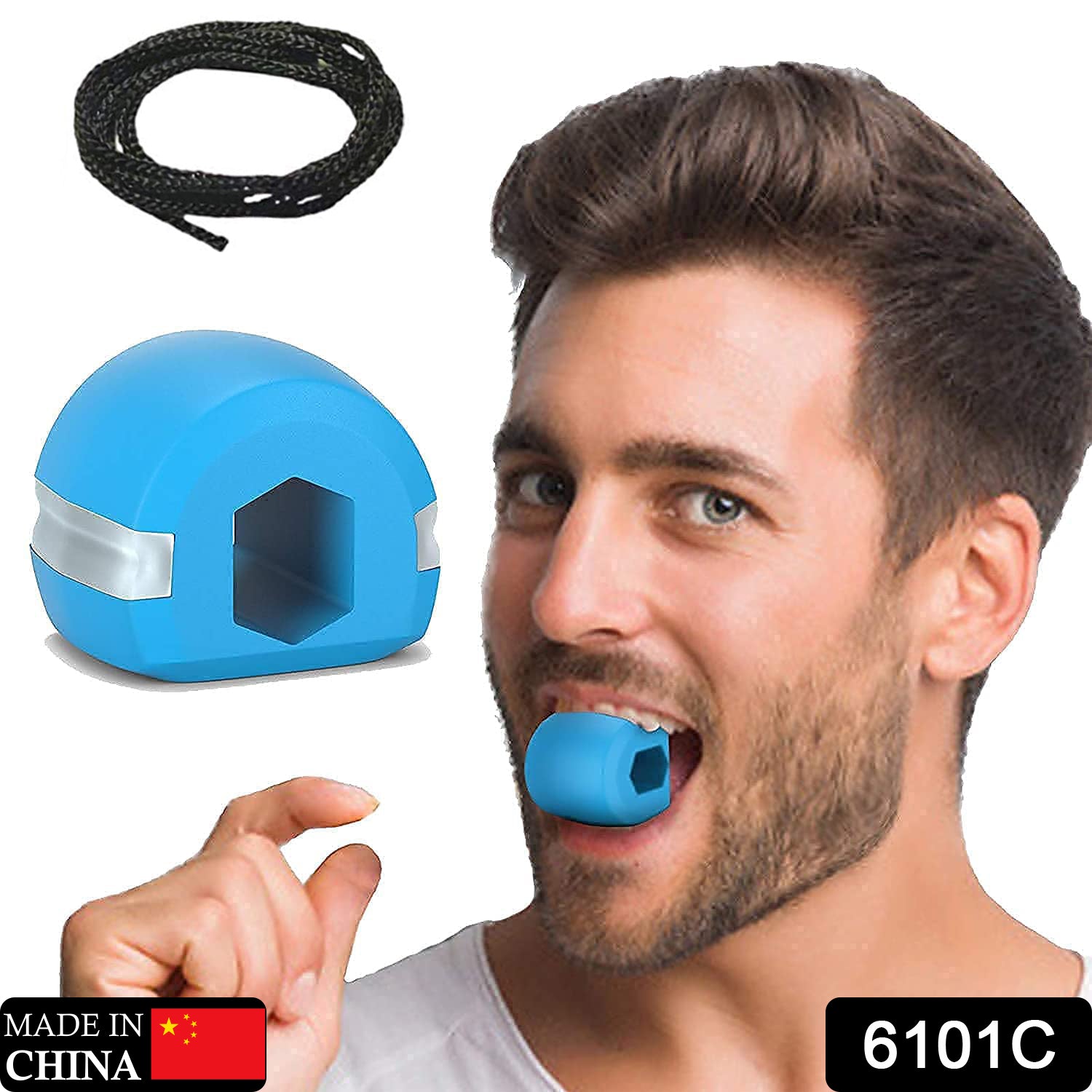 6101c  Cn Mix Jaw Exerciser Used To Gain Sharp And Chiselled Jawline Easily And Fast. Wukusy