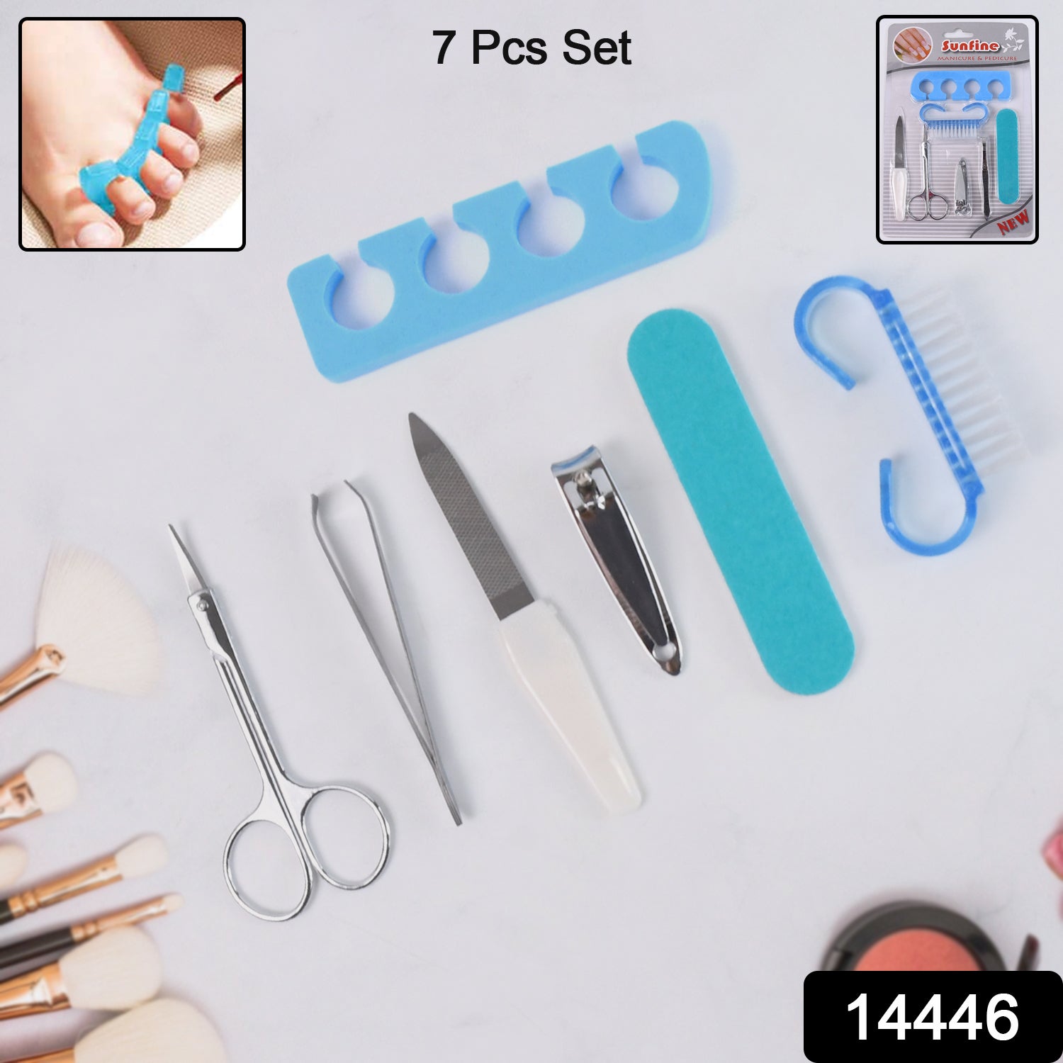 7 In 1 Manicure Set Tool Kit (7 Pcs Set) Wukusy