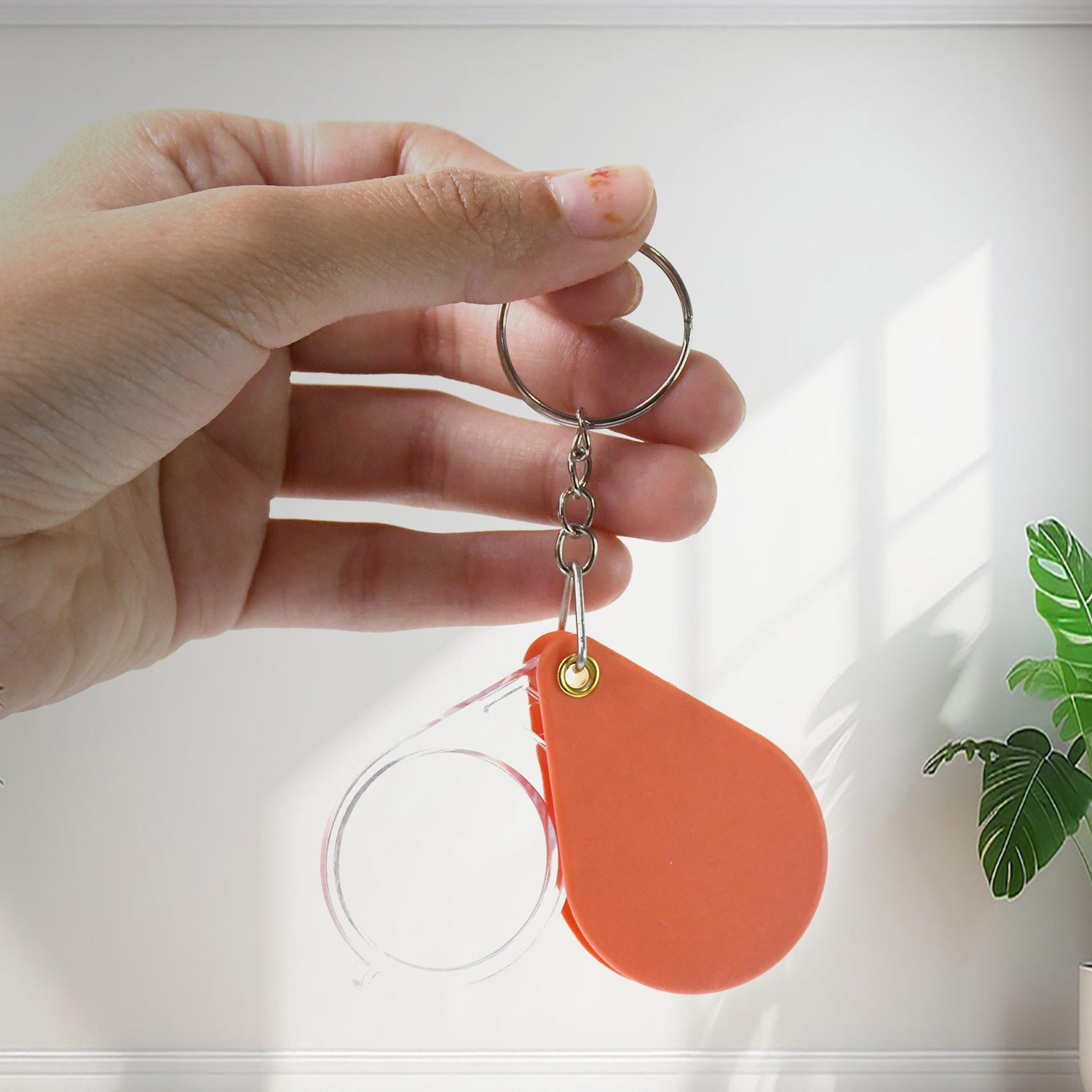 Folding Magnifier Portable Mini Magnifier Keychain (1 Pc) Wukusy