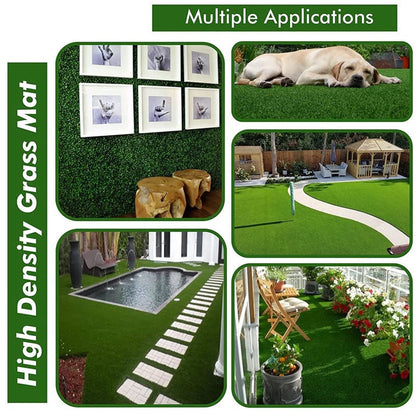 0612 Artificial Grass For Balcony Or Doormat Soft And Durable Plastic Turf Carpet 58x38cm Wukusy