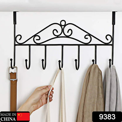 Over The Door Hanger Rack 7 Hooks Decorative Ognazier Hook Rack Stylish Door Hanger Door Hook Hangers With 7 Hooksmetal Hanging Rack For Home Office Use Wukusy