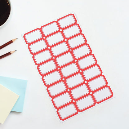 Multipurpose Writable Blank Label Sticker Sheets (1 Sheet) Wukusy