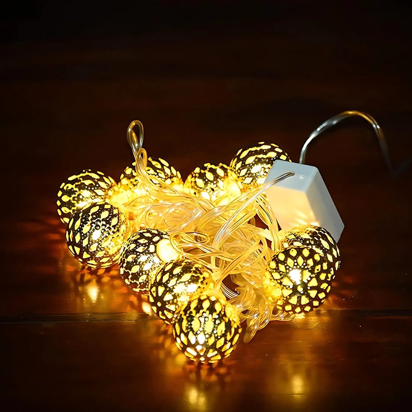 Decorative Metal Ball Led String Light (3 Meter ) Wukusy