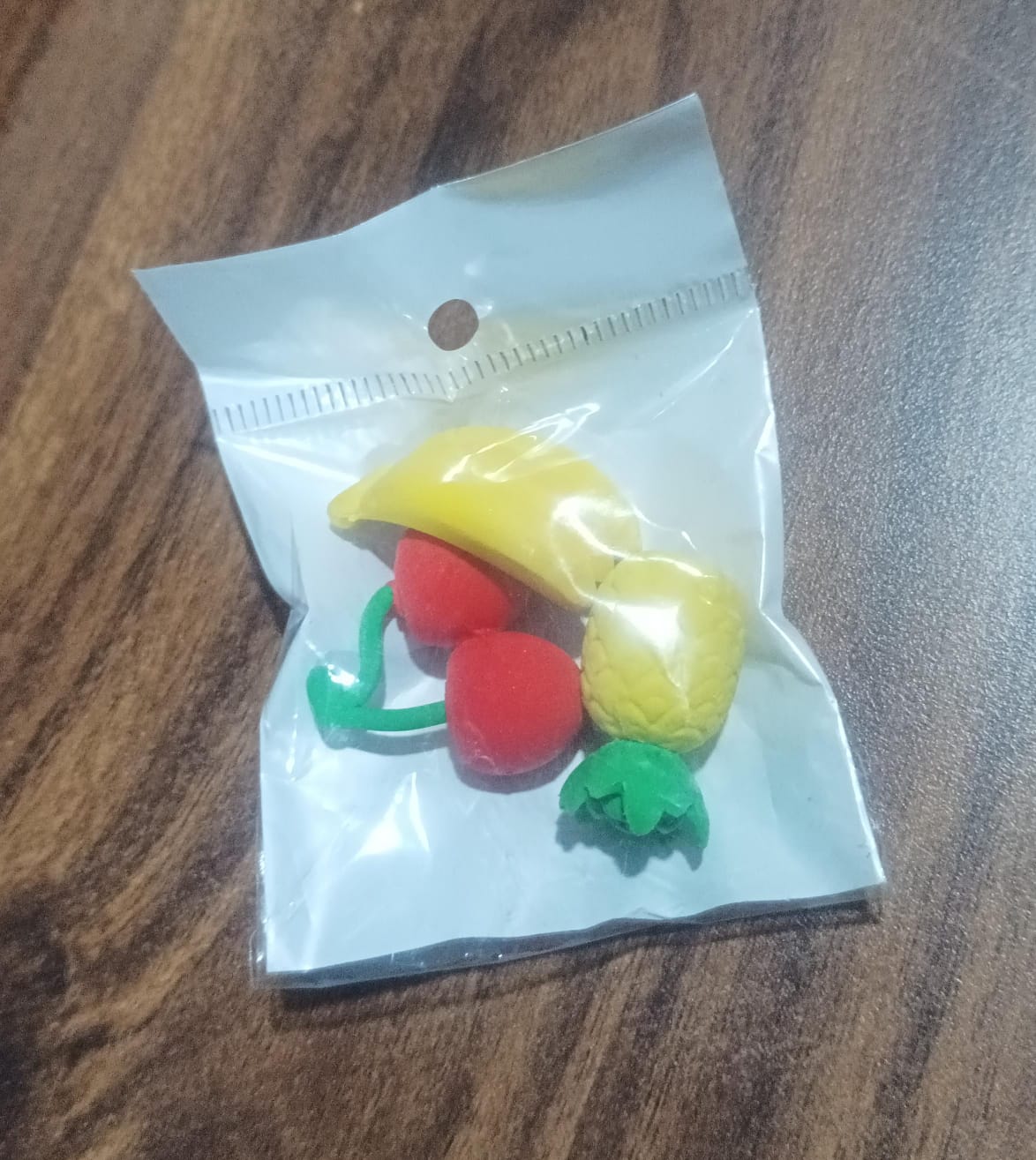 Mix Design Fancy  Stylish Colorful Erasers (1 Set  3 Pc Set) Wukusy