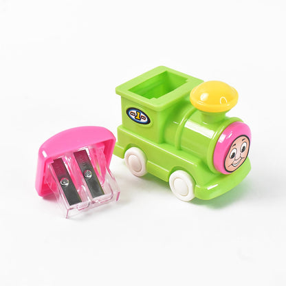 Train Double Hole Pencil Sharpener (1 Pc) Wukusy