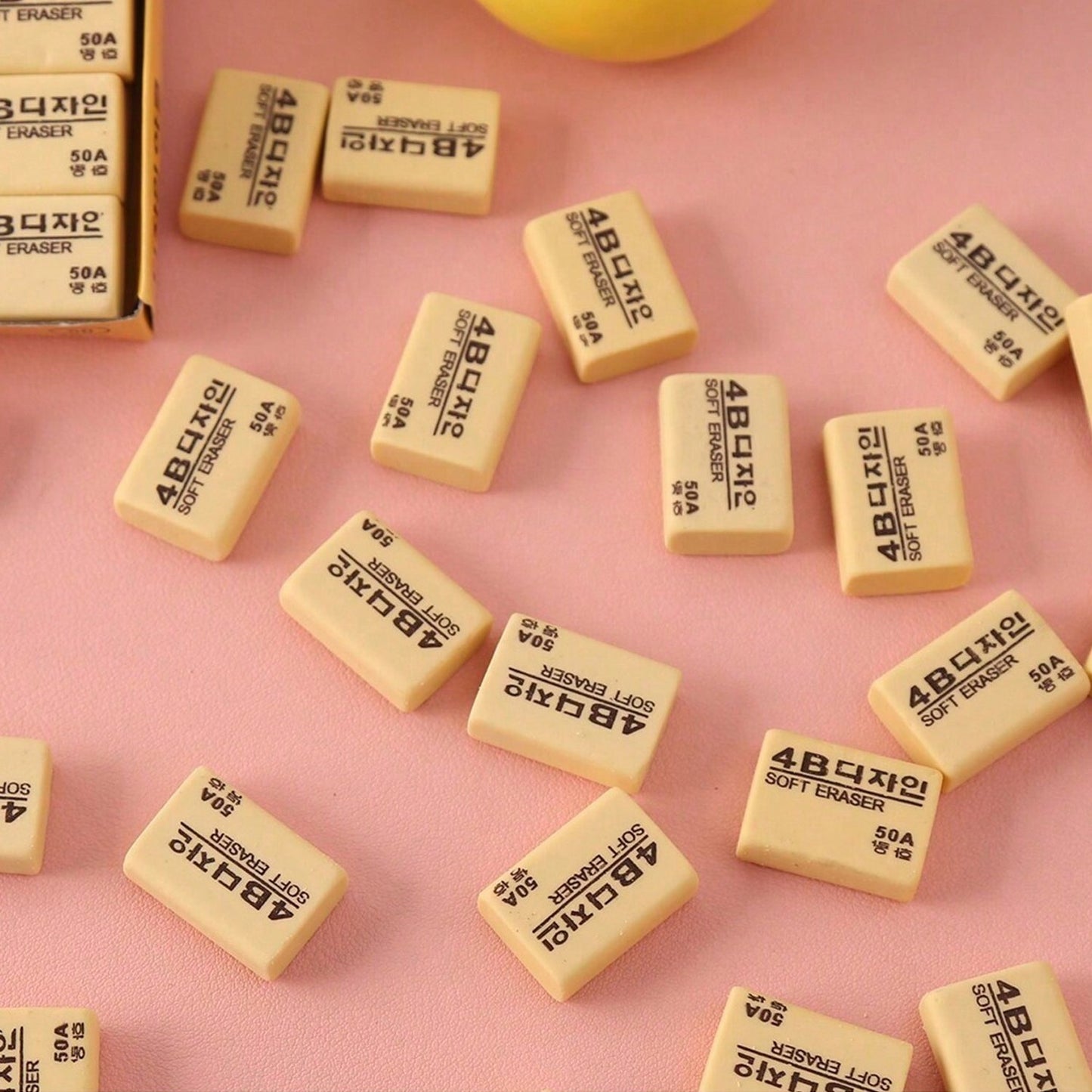4b Erasers 30 Pack Pencil Erasers Yellow Erasers For Kids Wukusy