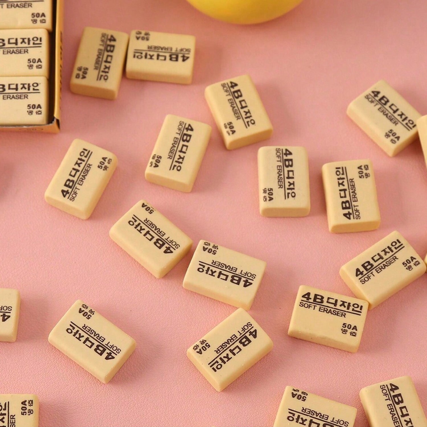 4b Erasers 30 Pack Pencil Erasers Yellow Erasers For Kids Wukusy