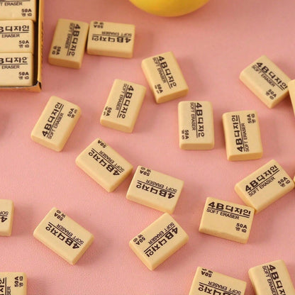 4b Erasers 30 Pack Pencil Erasers Yellow Erasers For Kids Wukusy