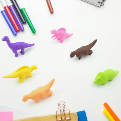 4118 Dinosaur Shaped Erasers Animal Erasers For Kids Dinosaur Erasers Puzzle 3d Eraser Mini Eraser Dinosaur Toys Desk Pets For Students Classroom Prizes Class Rewards Party Favors (6 Pcs Set ) Wukusy